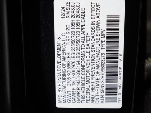 Used 2025 Honda Pilot Touring image 27