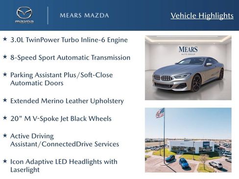 Used 2023 BMW 840i Coupe w/ Driving Assistance Package RWD image 2