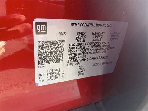 Certified 2022 Chevrolet Tahoe LT w/ LT Signature Package image 35