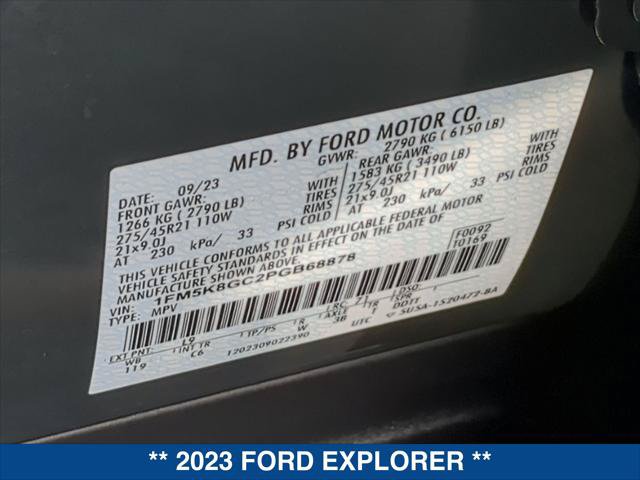 Certified 2023 Ford Explorer ST w/ Equipment Group 401A AWD/4WD image 24