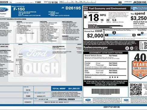 Used 2018 Ford F150 XL w/ XL Power Equipment Group AWD/4WD image 4