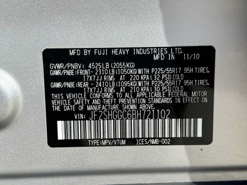 Used 2011 Subaru Forester 2.5XT Touring w/ Popular Equipment Group 1B AWD/4WD image 37