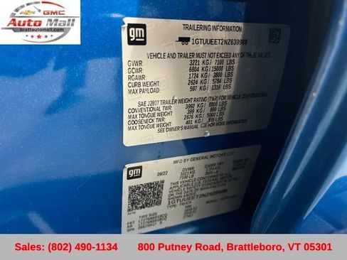 Certified 2022 GMC Sierra 1500 AT4 w/ AT4 Preferred Package AWD/4WD image 31