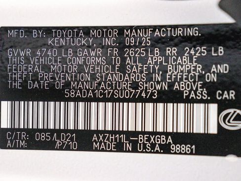 Used 2025 Lexus ES 300h w/ Premium Package FWD image 31