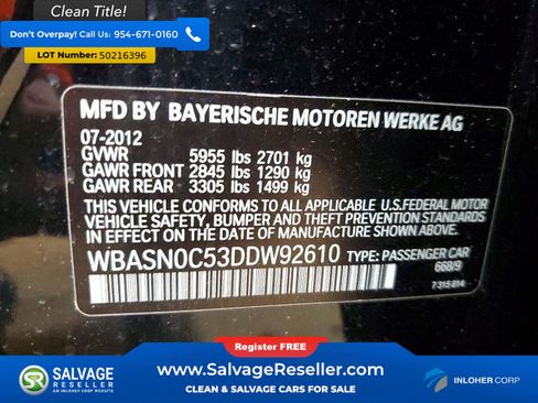 Used 2013 BMW 550i Gran Turismo w/ Executive Pkg RWD image 16