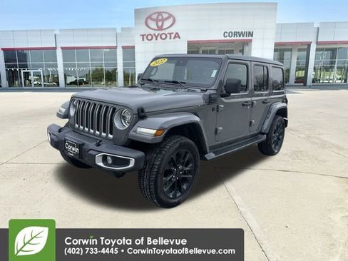 Used 2022 Jeep Wrangler Unlimited Sahara 4xe w/ Cold Weather Group image 4