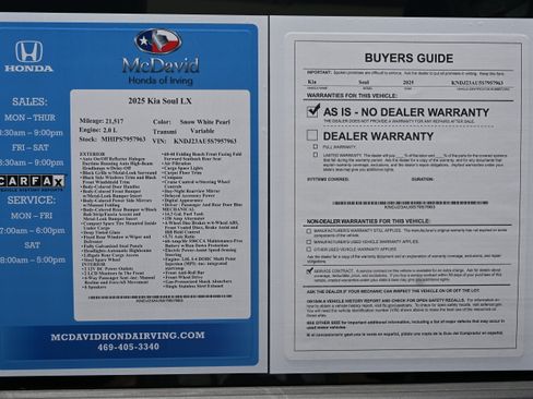 Used 2025 Kia Soul LX w/ LX Technology Package FWD image 37