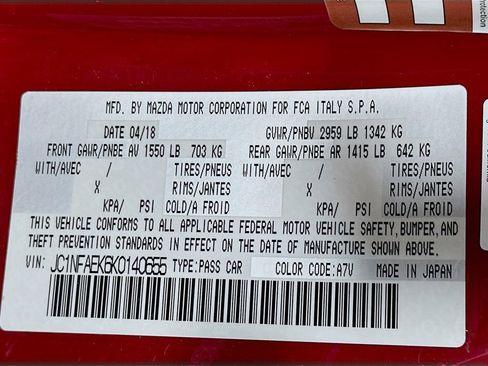 Used 2019 FIAT 124 Spider Classica image 34