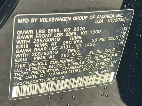 New 2026 Volkswagen Atlas Peak Edition image 30