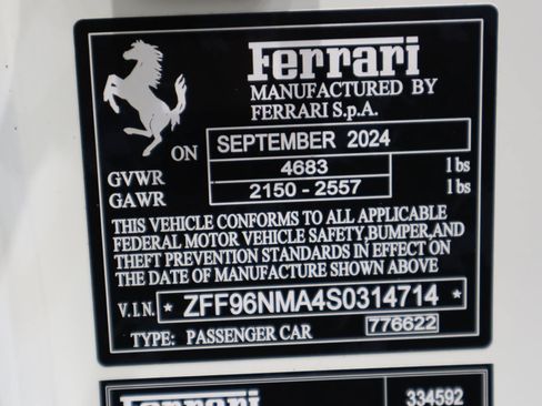 Certified 2025 Ferrari SF90 Spider AWD/4WD image 31