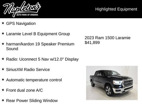 Used 2023 RAM 1500 Laramie AWD/4WD image 15