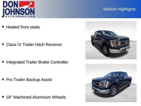 Used 2022 Ford F150 Lariat w/ Trailer Tow Package AWD/4WD image 35