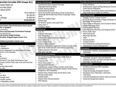 New 2026 Chevrolet Corvette Z06 image 24