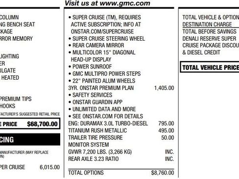 Certified 2025 GMC Sierra 1500 Denali AWD/4WD image 2
