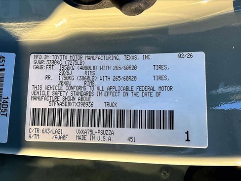 New 2026 Toyota Tundra Platinum AWD/4WD image 18