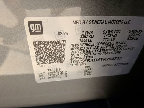 New 2026 Chevrolet Tahoe RST w/ Comfort Package image 53