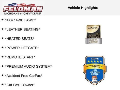 Used 2023 Chevrolet Traverse RS w/ LPO, Floor Liner Package AWD/4WD image 3