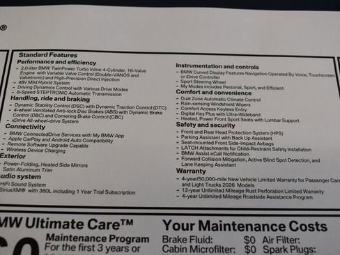New 2026 BMW X3 xDrive30 w/ Premium Package AWD/4WD image 6