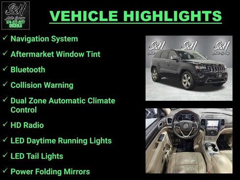 Used 2014 Jeep Grand Cherokee Overland AWD/4WD image 3