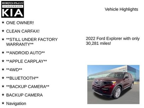Used 2022 Ford Explorer Limited w/ Hybrid Equipment Group 310A image 7