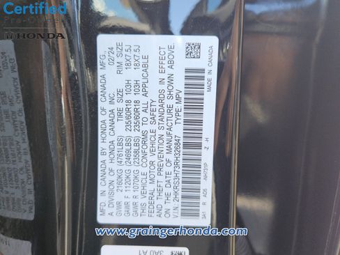 Certified 2024 Honda CR-V EX-L image 14