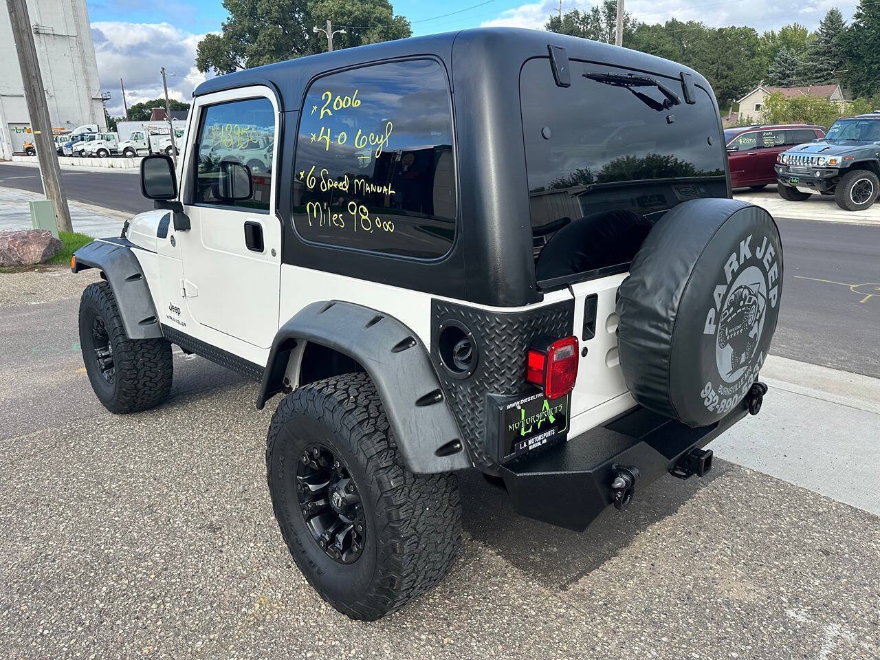 Used 2006 Jeep Wrangler X AWD/4WD image 3