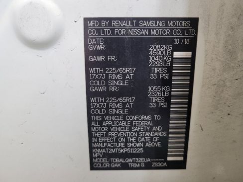 Used 2019 Nissan Rogue SV FWD image 33