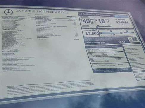 New 2026 Mercedes-Benz S 63 AMG S image 16