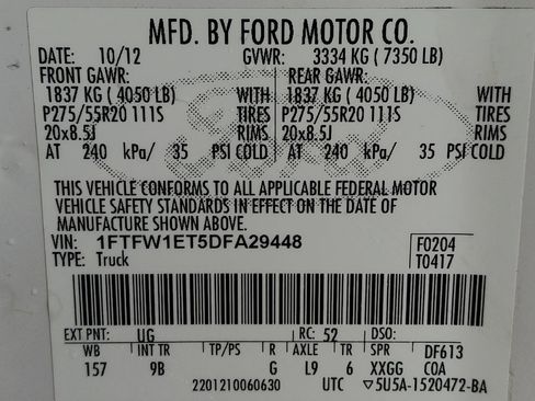 Used 2013 Ford F150 Platinum AWD/4WD image 33