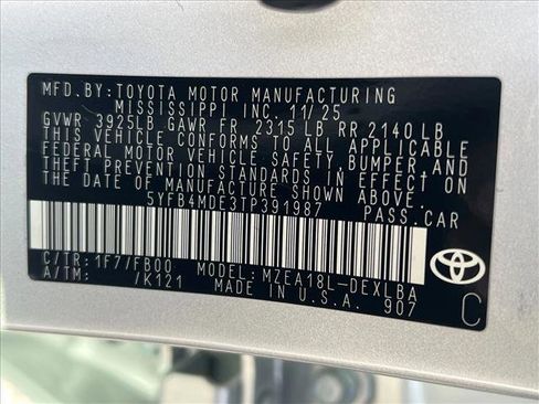 New 2026 Toyota Corolla LE image 20