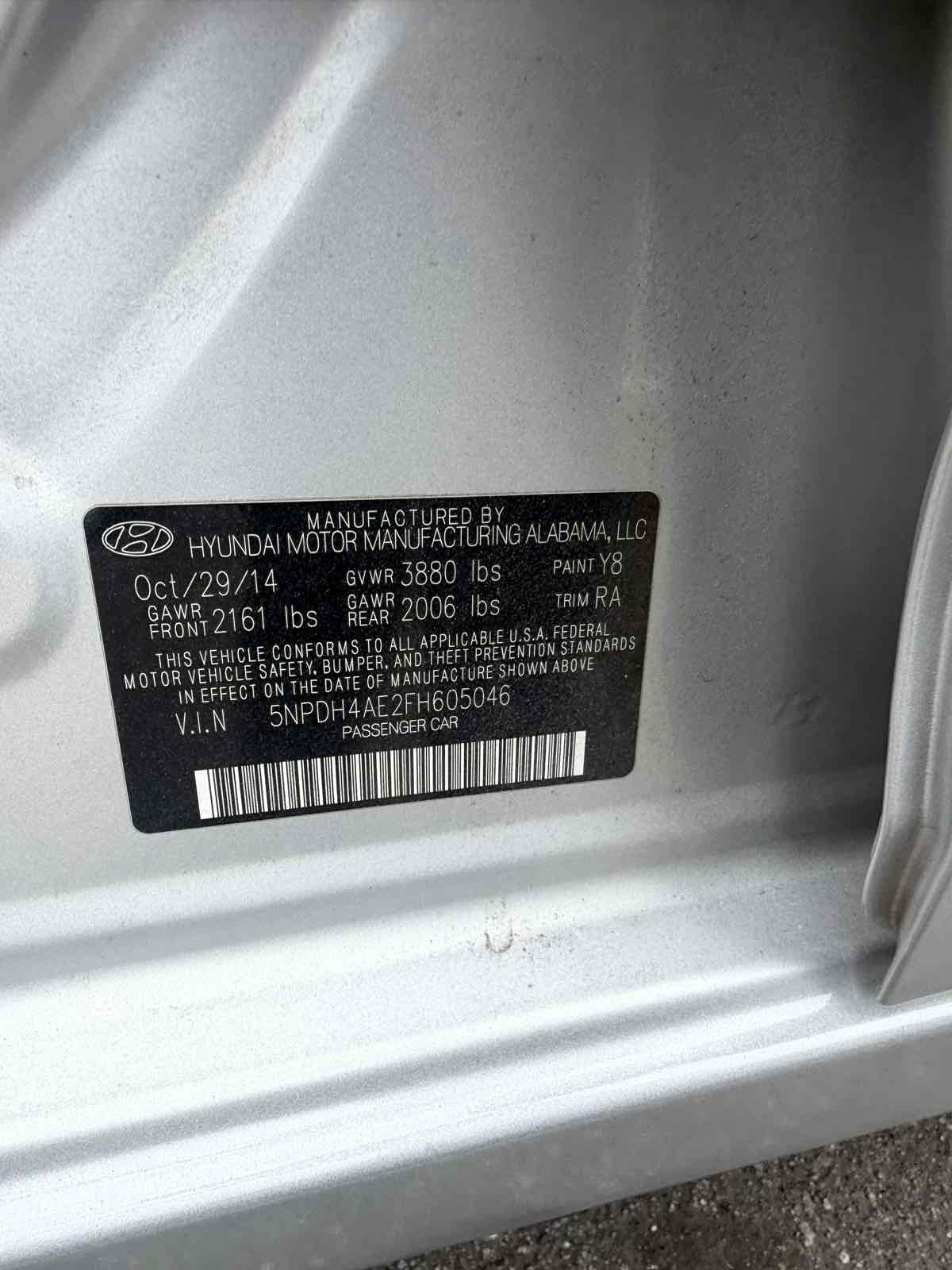 Used 2015 Hyundai Elantra SE w/ Option Group 02 FWD image 22