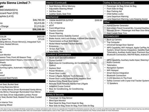 Used 2021 Toyota Sienna Limited FWD image 35