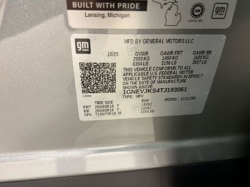 New 2026 Chevrolet Traverse Z71 w/ Driver Confidence Package image 19