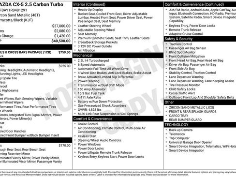 Used 2024 MAZDA CX-5 Carbon Edition image 28