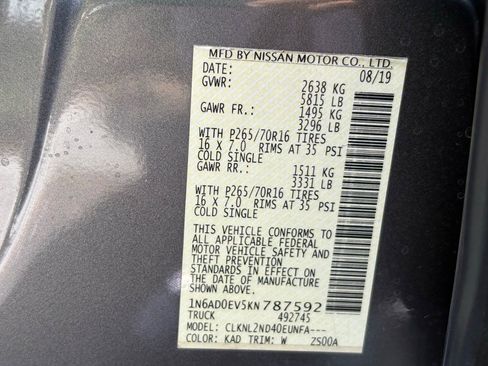 Used 2019 Nissan Frontier SV w/ Value Truck Package image 20