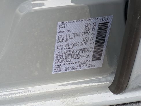 New 2026 Nissan Frontier Pro-X image 31