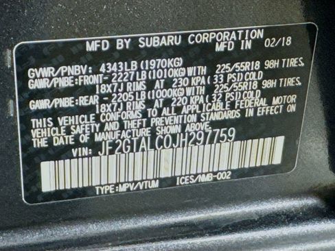 Used 2018 Subaru Crosstrek 2.0i Limited AWD/4WD image 40