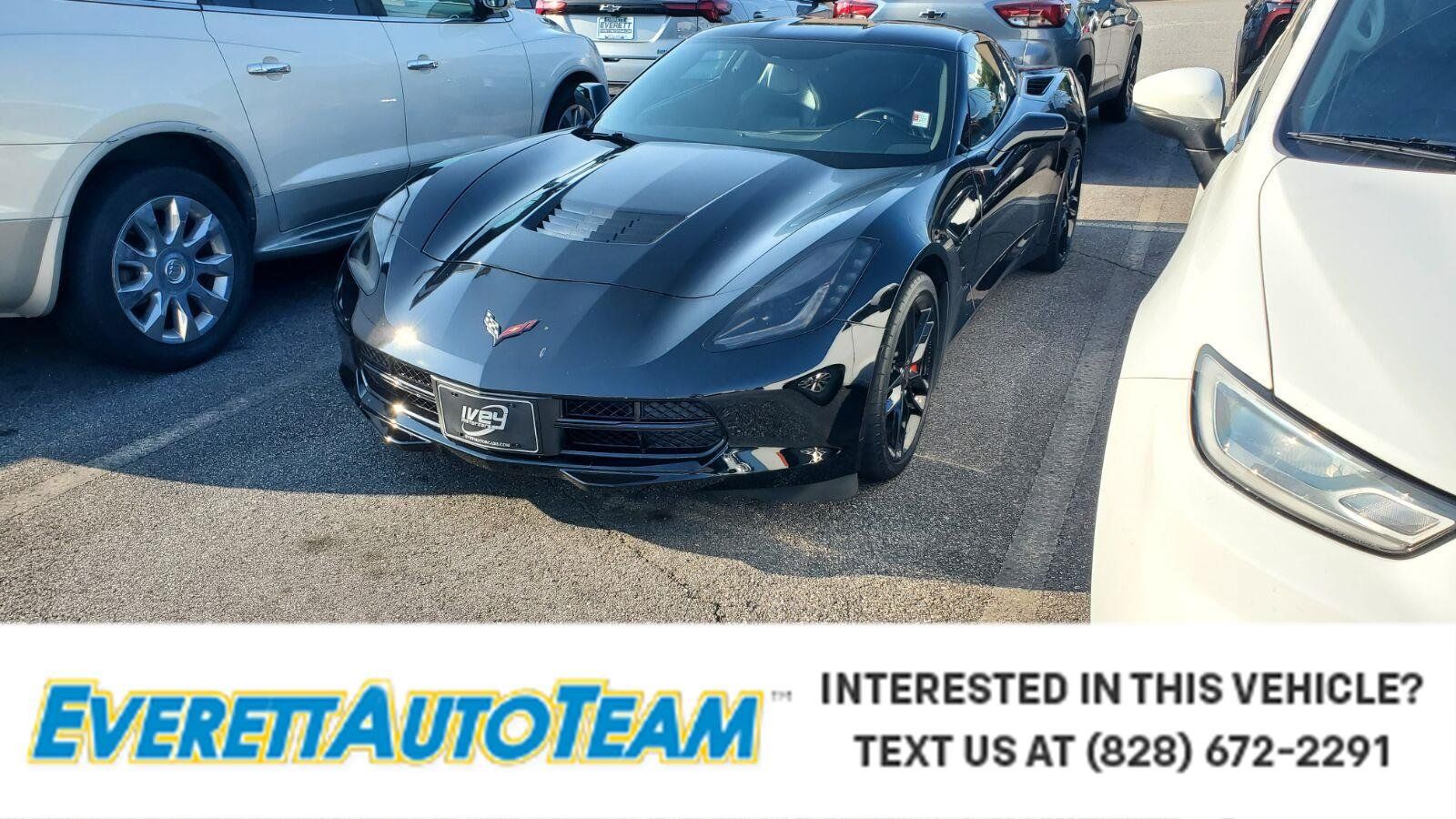 Used 2019 Chevrolet Corvette Stingray Coupe w/ Carbon Flash Badge Package RWD image 1