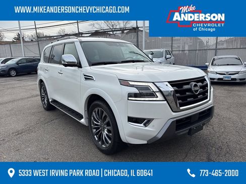 Used 2023 Nissan Armada Platinum w/ Captain's Chairs Package image 1