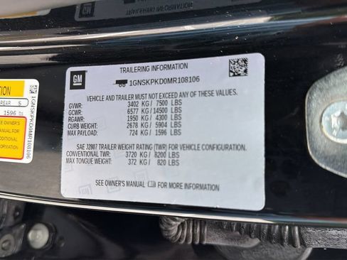 Used 2021 Chevrolet Tahoe Z71 w/ Z71 Signature Package AWD/4WD image 41