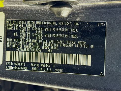 Used 2015 Toyota Venza LE image 32