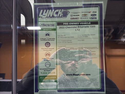 Used 2022 Chevrolet Silverado 1500 LTZ w/ Safety Package II image 38