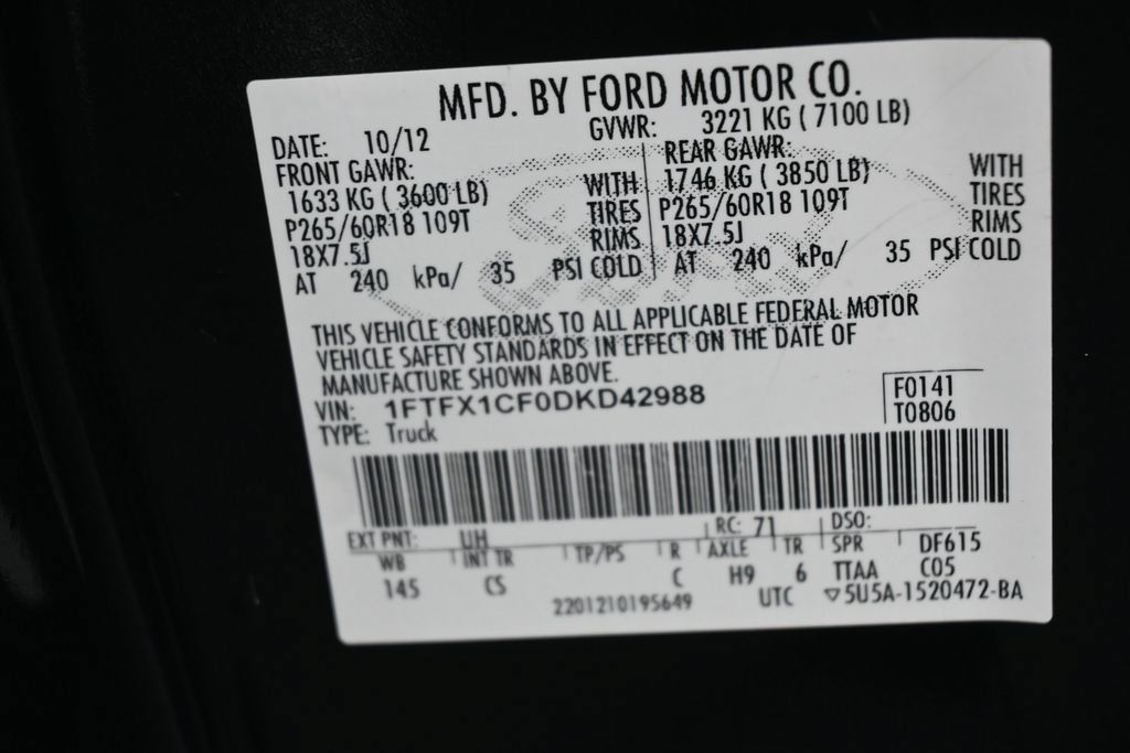 Used 2013 Ford F150 STX w/ Mid Equipment Group RWD image 17