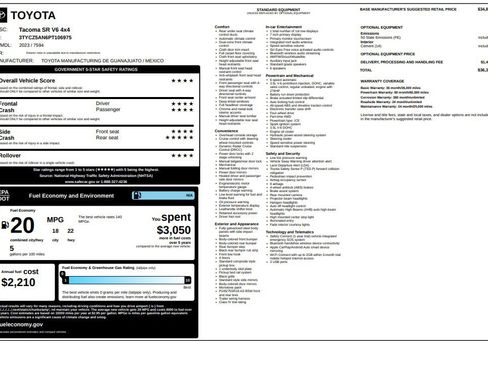 Used 2023 Toyota Tacoma SR image 42