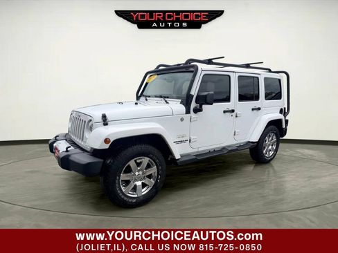 Used 2015 Jeep Wrangler Unlimited Sahara w/ Dual Top Group AWD/4WD image 1