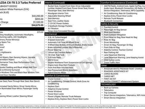 New 2026 MAZDA CX-70 3.3 Turbo w/ Preferred Package image 22