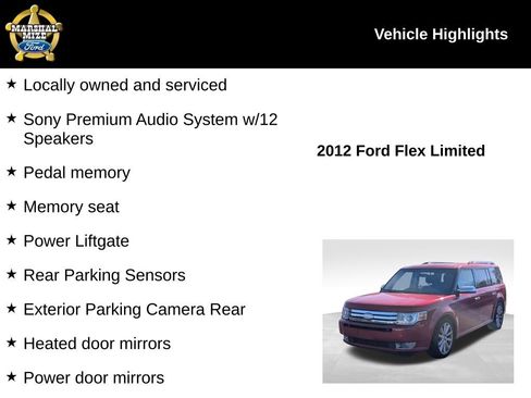 Used 2012 Ford Flex Limited w/ Equipment Group Order Code image 2