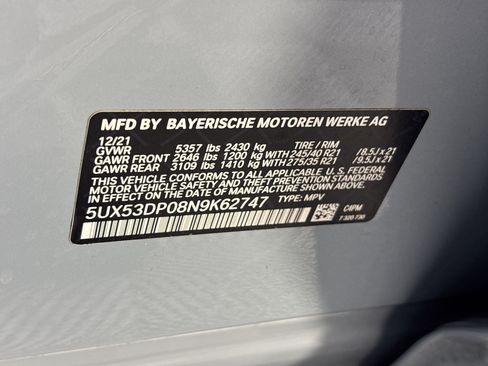 Used 2022 BMW X3 xDrive30i w/ M Sport Package 2 AWD/4WD image 25