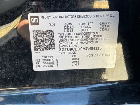 Used 2021 GMC Sierra 1500 Elevation AWD/4WD image 35