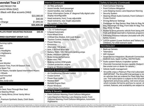 Used 2024 Chevrolet Trax LT FWD image 2